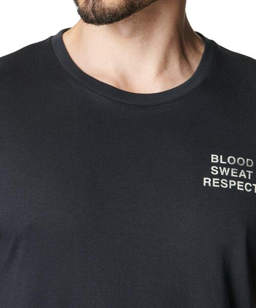 UNDER ARMOUR(アンダーアーマー)の「UAプロジェクトロック ブラッドスウェットリスペクト ショートスリーブ Tシャツ(トレーニング/メンズ)(Tシャツ/カットソー・メンズ・ブラック系その他・S/M/L/2XL/XL)」の4枚目の写真