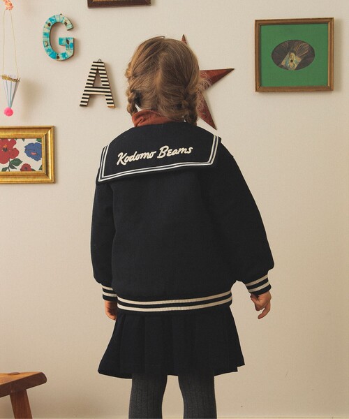 こども ビームス（コドモビームス）の「セーラーカラー ブルゾン 2025FW（90～140cm）（ブルゾン・キッズ・ブラウン/ネイビー・90/140/130/110/100/120）」の12枚目の写真