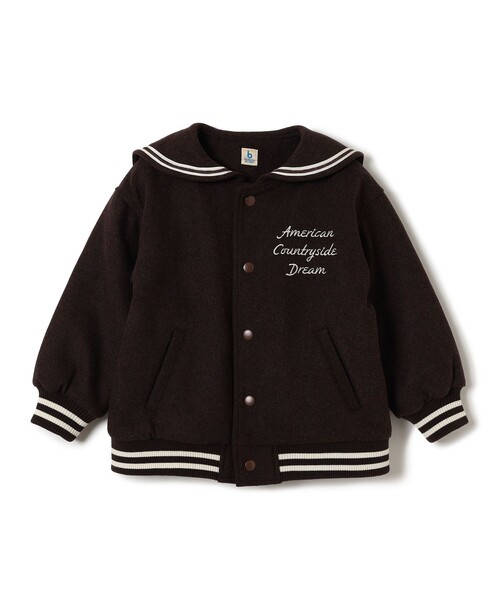 こども ビームス（コドモビームス）の「セーラーカラー ブルゾン 2025FW（90～140cm）（ブルゾン・キッズ・ブラウン/ネイビー・90/140/130/110/100/120）」の20枚目の写真