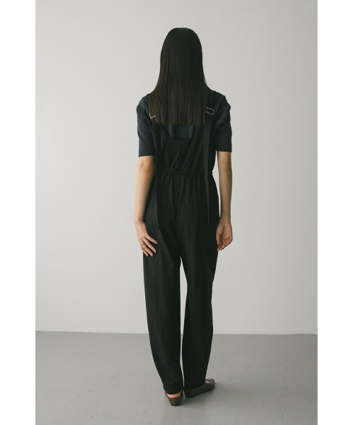 STYLEMIXER（スタイルミキサー）の「バレルラインロンパース（つなぎ/オールインワン・レディース・ライトブラウン/ブラック・MEDIUM/SMALL）」の13枚目の写真