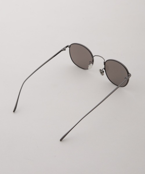 NANO universe(ナノユニバース)の「アイウェア/ボストン型 メタルフレーム(サングラス・メンズ・ブラック/ブラウン・FREE)」の5枚目の写真