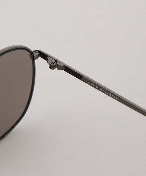 NANO universe(ナノユニバース)の「アイウェア/ボストン型 メタルフレーム(サングラス・メンズ・ブラック/ブラウン・FREE)」の8枚目の写真