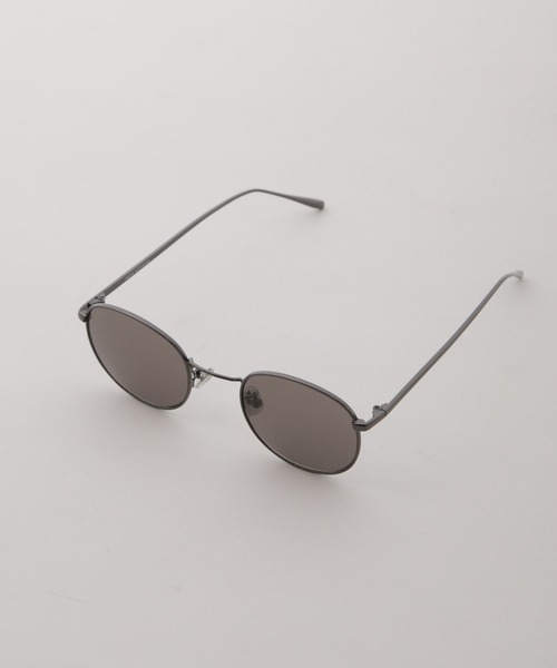 NANO universe(ナノユニバース)の「アイウェア/ボストン型 メタルフレーム(サングラス・メンズ・ブラック/ブラウン・FREE)」の3枚目の写真