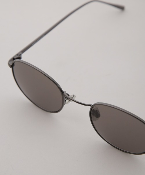 NANO universe(ナノユニバース)の「アイウェア/ボストン型 メタルフレーム(サングラス・メンズ・ブラック/ブラウン・FREE)」の6枚目の写真