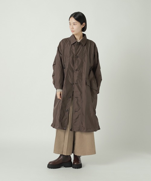 ZUCCa（ズッカ）の「ナイロンタフタ / コート / S（その他アウター・レディース・ブラック/ブラウン/カーキ・M size）」の2枚目の写真