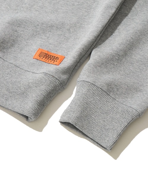 UNIVERSAL OVERALL（ユニバーサルオーバーオール）の「【UNIVERSAL OVERALL】CVC FLEECE GRAPHIC PRINT SWEAT PULLOVER / CVC裏毛 グラフィックプリント スウェットプルオーバー（スウェット・メンズ・オートミール/ミント/グレー・SMALL/MEDIUM/LARGE/X-LARGE）」の13枚目の写真