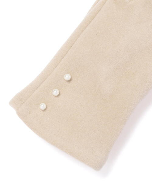 NATURAL BEAUTY BASIC（ナチュラルビューティーベーシック）の「◇パールポイントグローブ（手袋・レディース・ベージュ/グレー/ブラック・FREE）」の9枚目の写真