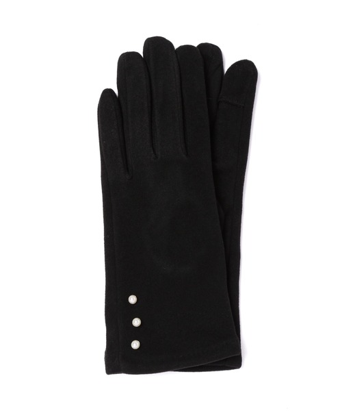 NATURAL BEAUTY BASIC（ナチュラルビューティーベーシック）の「◇パールポイントグローブ（手袋・レディース・ベージュ/グレー/ブラック・FREE）」の12枚目の写真