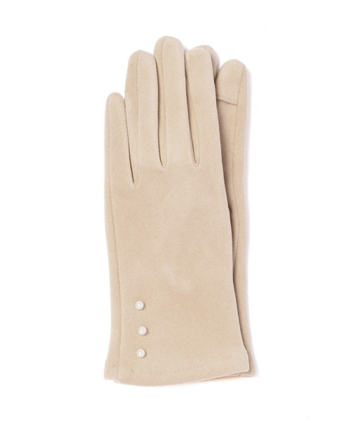 NATURAL BEAUTY BASIC（ナチュラルビューティーベーシック）の「◇パールポイントグローブ（手袋・レディース・ベージュ/グレー/ブラック・FREE）」の14枚目の写真