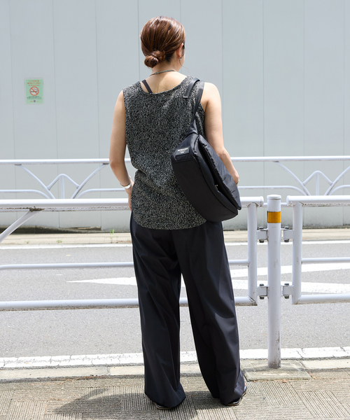 JOURNAL STANDARD（ジャーナルスタンダード）の「《追加3》ソモウライクイージースラックス（スラックス・レディース・ネイビー/チャコールグレー・36/38）」の10枚目の写真