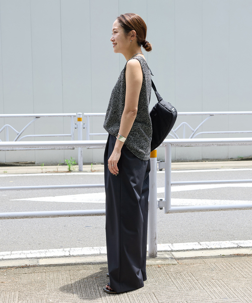 JOURNAL STANDARD（ジャーナルスタンダード）の「《追加3》ソモウライクイージースラックス（スラックス・レディース・ネイビー/チャコールグレー・36/38）」の11枚目の写真