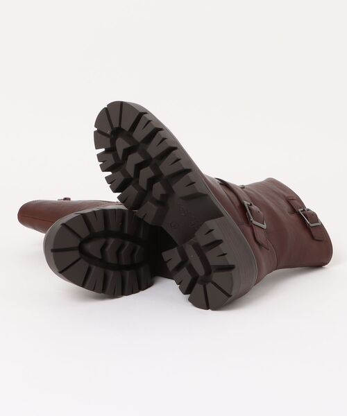 あしながおじさん（アシナガオジサン）の「エンジニアレザーブーツ　2410199（ブーツ・レディース・ブラック/ブラウン・23cm/22.5cm/24.5cm/24cm/23.5cm）」の13枚目の写真