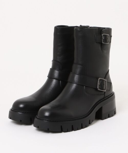 あしながおじさん（アシナガオジサン）の「エンジニアレザーブーツ　2410199（ブーツ・レディース・ブラック/ブラウン・23cm/22.5cm/24.5cm/24cm/23.5cm）」の22枚目の写真