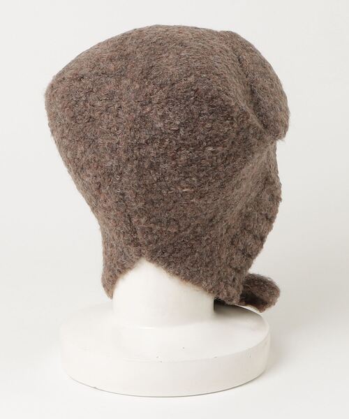 【くま】2way Ear Flaps Beanie ニット帽・ビーニー 2way Ear Flaps Beanie