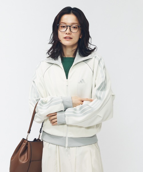 adidas（アディダス）の「アディダス adidas STSV トラックトップ（ジャージ・レディース・オフホワイト/ブラック/ネイビー・S/M/L/XL）」の3枚目の写真