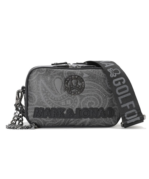 MARK & LONA(マークアンドロナ)の「Mirage Paisley 2-Way Clutch(ショルダーバッグ・メンズ・ホワイト/ブラック・FREE)」の2枚目の写真