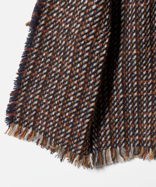 ▼美品 スティーブンアラン 3,3万円 ジャガードブルゾン ノーカラージャケット JOHN BRANIGAN＞TWD LONG JACKET/ジャケット（ノーカラー