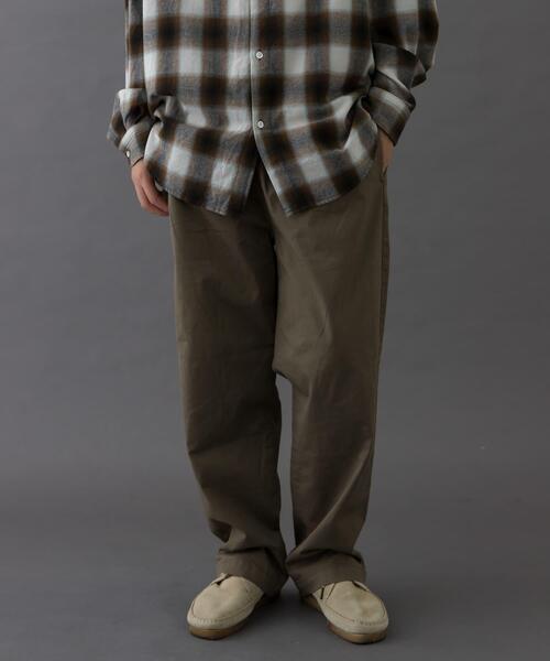 URBAN RESEARCH DOORS（アーバンリサーチドアーズ）の「FORK&SPOON　イージーチノパンツ（その他パンツ・メンズ・ブラック/グリーン系その他・5/4）」の12枚目の写真