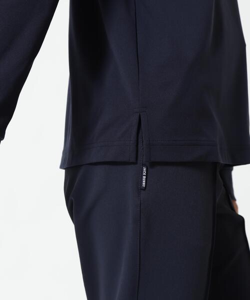 Jack Bunny!!(ジャックバニー)の「【Jack Bunny!!】23Gスムース長袖ポロシャツ(ポロシャツ・レディース・ホワイト/ネイビー・SMALL/MEDIUM/LARGE)」の16枚目の写真