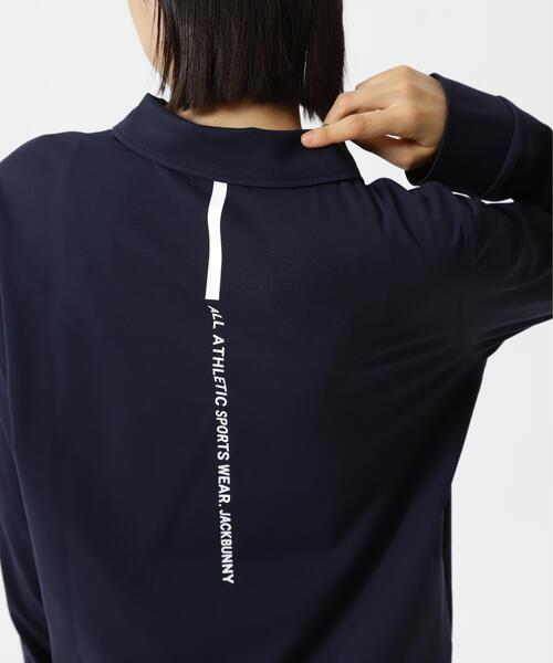 Jack Bunny!!(ジャックバニー)の「【Jack Bunny!!】23Gスムース長袖ポロシャツ(ポロシャツ・レディース・ホワイト/ネイビー・SMALL/MEDIUM/LARGE)」の17枚目の写真