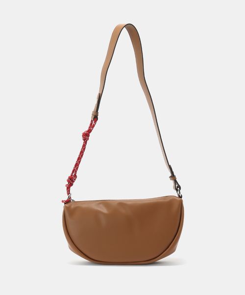 COLDE （コルデ）の「COLDE/コルデ ハーフサークルショルダー（ショルダーバッグ・レディース・ホワイト/ブラウン/ブラック・FREE）」の4枚目の写真