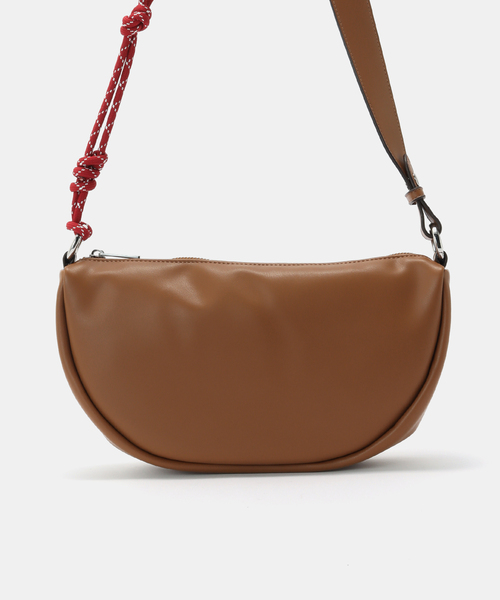 COLDE （コルデ）の「COLDE/コルデ ハーフサークルショルダー（ショルダーバッグ・レディース・ホワイト/ブラウン/ブラック・FREE）」の5枚目の写真