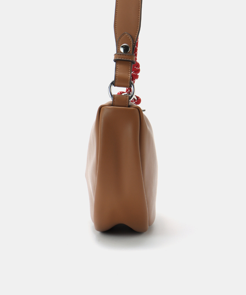 COLDE （コルデ）の「COLDE/コルデ ハーフサークルショルダー（ショルダーバッグ・レディース・ホワイト/ブラウン/ブラック・FREE）」の6枚目の写真