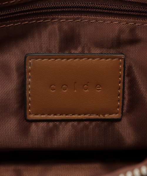 COLDE （コルデ）の「COLDE/コルデ ハーフサークルショルダー（ショルダーバッグ・レディース・ホワイト/ブラウン/ブラック・FREE）」の13枚目の写真