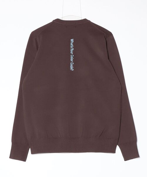 PING（ピン）の「ピン  10カラークルーネックニット（ニット/セーター・メンズ・ブラウン/ホワイト/ブラック・M/L/LL/3L）」の4枚目の写真
