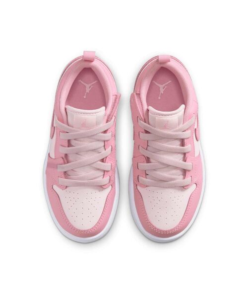 JORDAN BRAND（ジョーダンブランド）の「ジョーダン 1 LOW ALT リトルキッズシューズ / Jordan 1 Low Alt Little Kids' Shoes DR9748-614 Medium Soft Pink（スニーカー・キッズ・ピンク・21.5/22/16.5/17/17.5/18/18.5/19/19.5/20/20.5/21）」の4枚目の写真