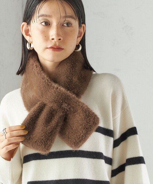 手洗い可能〉フェイク ファー マフラー（マフラー）｜SHIPS（シップス