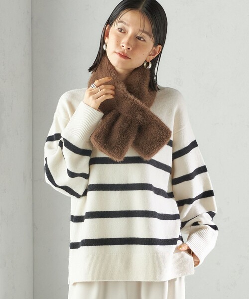 ★SS06-490 【美品】　SOBOL ファー　マフラー　人工繁殖 フォックス ファー マフラー<br>日本製 SAGA サガ シルバーフォックス