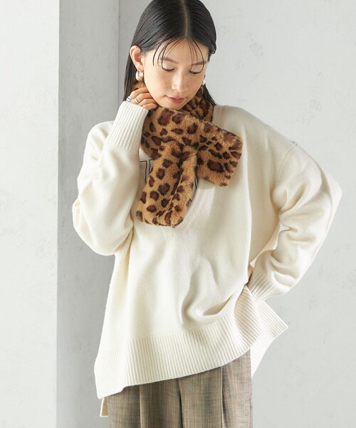 SHIPS（シップス）の「〈手洗い可能〉フェイク ファー マフラー（マフラー・レディース・ブラウン系/ブラウン・ONE SIZE）」の8枚目の写真