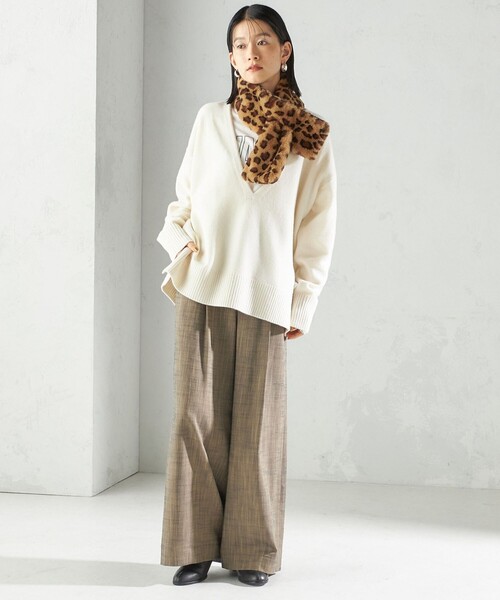 SHIPS（シップス）の「〈手洗い可能〉フェイク ファー マフラー（マフラー・レディース・ブラウン系/ブラウン・ONE SIZE）」の10枚目の写真