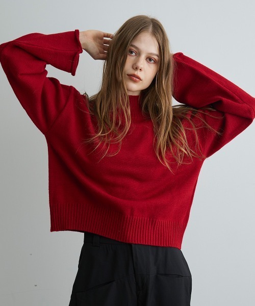 セール】ワイドスリーブリラックスニット / Wide Sleeve Relax Knit