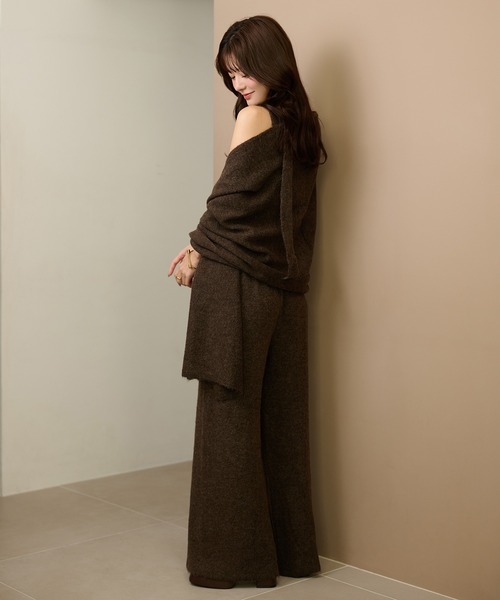 LAULEN（ローレン）の「choker shawl lib knit 3set /チョーカー