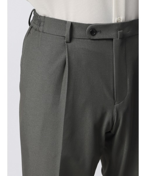 SUIT SQUARE（スーツスクエア）の「スマみえテーパードパンツ ウォッシャブル ストレッチ 防シワ CROSS MOVA 無地（スラックス・メンズ・グレー系・4L/3L/LL/L/M/S/SS）」の5枚目の写真