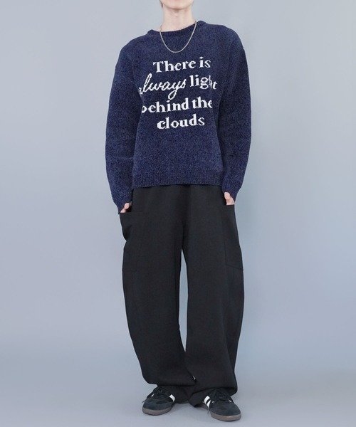 SPINNS（スピンズ）の「バルーンスウェットパンツ/カーブ・バレルシルエット（その他パンツ・メンズ・杢グレー/チャコール/ブラック・M/L）」の8枚目の写真