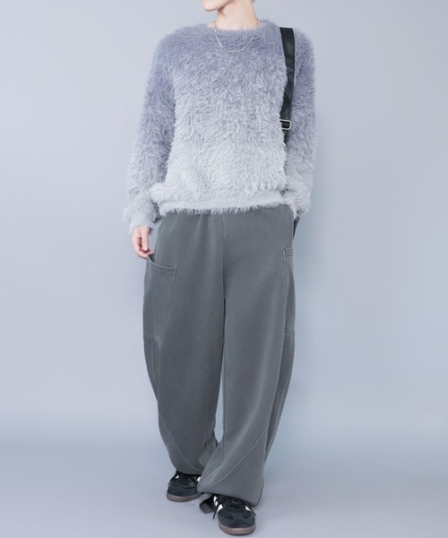 SPINNS（スピンズ）の「バルーンスウェットパンツ/カーブ・バレルシルエット（その他パンツ・メンズ・杢グレー/チャコール/ブラック・M/L）」の11枚目の写真