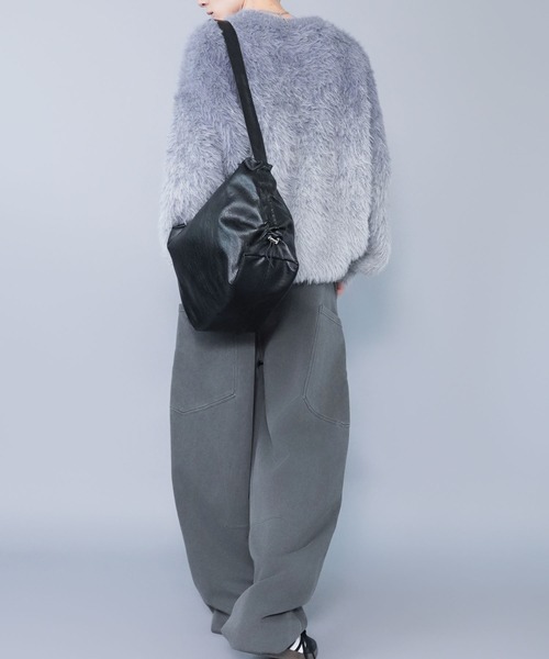 SPINNS（スピンズ）の「バルーンスウェットパンツ/カーブ・バレルシルエット（その他パンツ・メンズ・杢グレー/チャコール/ブラック・M/L）」の12枚目の写真