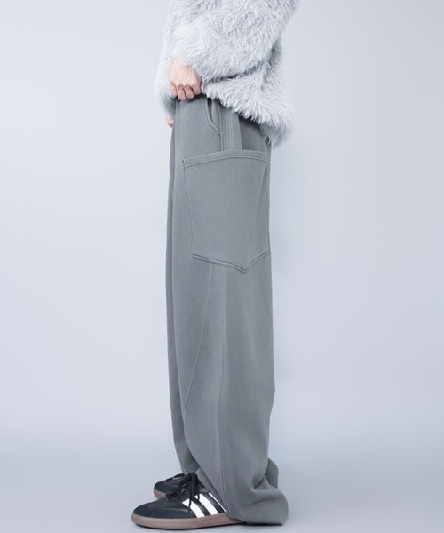 SPINNS（スピンズ）の「バルーンスウェットパンツ/カーブ・バレルシルエット（その他パンツ・メンズ・杢グレー/チャコール/ブラック・M/L）」の18枚目の写真