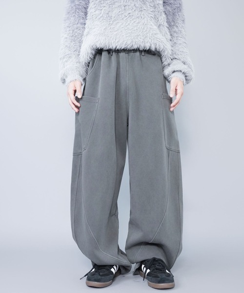 SPINNS（スピンズ）の「バルーンスウェットパンツ/カーブ・バレルシルエット（その他パンツ・メンズ・杢グレー/チャコール/ブラック・M/L）」の17枚目の写真