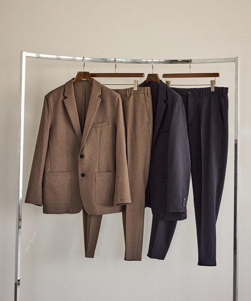 JUN STANDARD PICKS(ジュンスタンダードピックス)の「ウーリッシュカルゼ2Bジャケット/セットアップ対応(テーラードジャケット・メンズ・ネイビー/ベージュ・S/LL/L/M)」の4枚目の写真