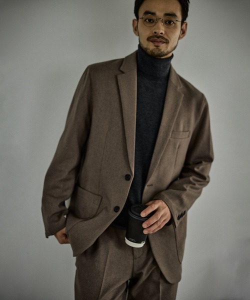 JUN STANDARD PICKS(ジュンスタンダードピックス)の「ウーリッシュカルゼ2Bジャケット/セットアップ対応(テーラードジャケット・メンズ・ネイビー/ベージュ・S/LL/L/M)」の10枚目の写真