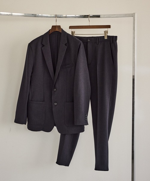 JUN STANDARD PICKS(ジュンスタンダードピックス)の「ウーリッシュカルゼ2Bジャケット/セットアップ対応(テーラードジャケット・メンズ・ネイビー/ベージュ・S/LL/L/M)」の5枚目の写真