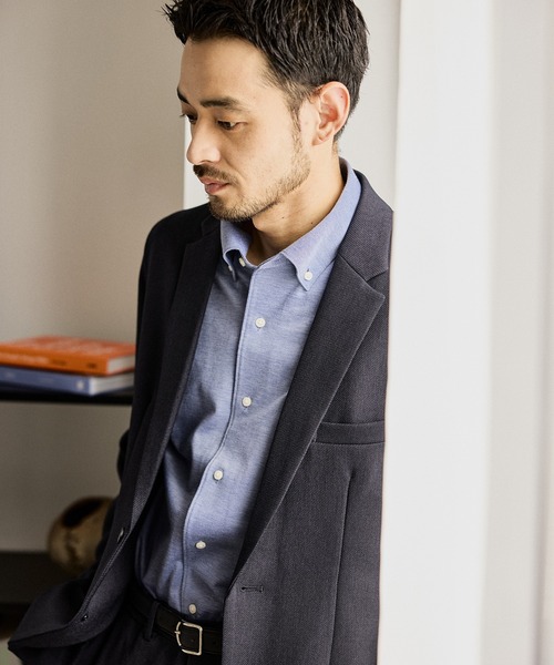 JUN STANDARD PICKS(ジュンスタンダードピックス)の「ウーリッシュカルゼ2Bジャケット/セットアップ対応(テーラードジャケット・メンズ・ネイビー/ベージュ・S/LL/L/M)」の9枚目の写真