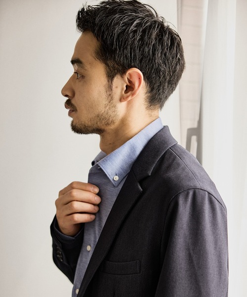 JUN STANDARD PICKS(ジュンスタンダードピックス)の「ウーリッシュカルゼ2Bジャケット/セットアップ対応(テーラードジャケット・メンズ・ネイビー/ベージュ・S/LL/L/M)」の13枚目の写真