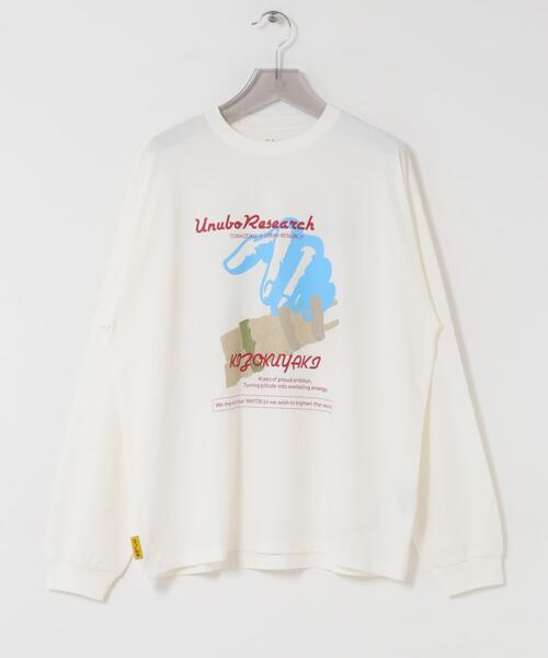 URBAN RESEARCH（アーバンリサーチ）の「鳥貴族×UR　UnuboResearch LONG-SLEEVE T-SHIRTS B（Tシャツ/カットソー・メンズ・チャコールグレー/ブラック/モカ/オートミール/ホワイト・X-LARGE/LARGE/MEDIUM）」の21枚目の写真