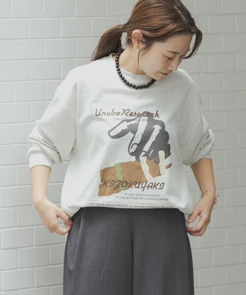 URBAN RESEARCH（アーバンリサーチ）の「鳥貴族×UR　UnuboResearch LONG-SLEEVE T-SHIRTS B（Tシャツ/カットソー・メンズ・チャコールグレー/ブラック/モカ/オートミール/ホワイト・X-LARGE/LARGE/MEDIUM）」の18枚目の写真