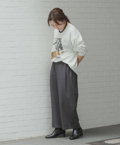 URBAN RESEARCH（アーバンリサーチ）の「鳥貴族×UR　UnuboResearch LONG-SLEEVE T-SHIRTS B（Tシャツ/カットソー・メンズ・チャコールグレー/ブラック/モカ/オートミール/ホワイト・X-LARGE/LARGE/MEDIUM）」の16枚目の写真